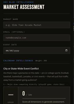 Field Intelligence Menu Item