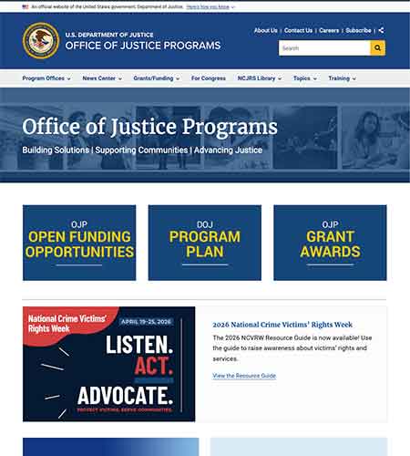 US DoJ Office of Justice Programs